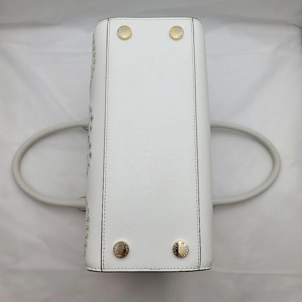 *FINAL PRICE* Michael Kors Studded Selma Medium Top Zip Leather Satchel - Picture 12 of 15